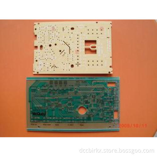 LED Single Layer FR4 Single Sided PCB Board with Black Lege